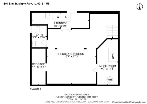 Tiny photo for 804 Elm Street, Maple Park, IL 60151 (MLS # 12601526)