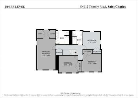 Tiny photo for 4N012 Thornly Road, St. Charles, IL 60174 (MLS # 12786319)