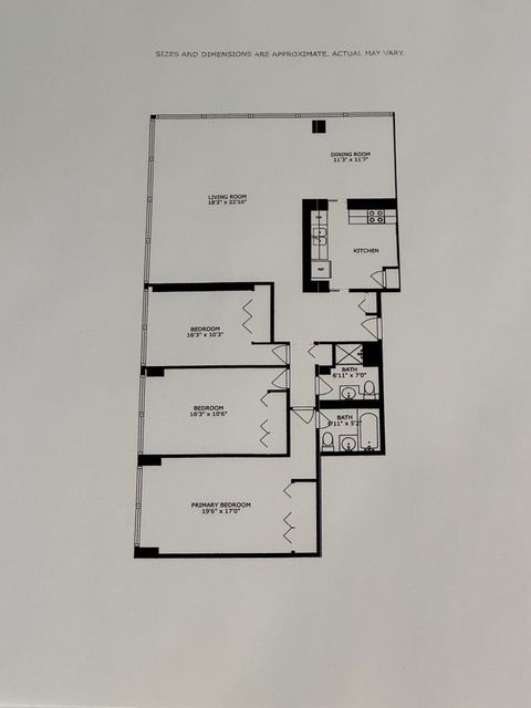 Tiny photo for 601 E 32nd Street #210, Chicago, IL 60616 (MLS # 12502623)