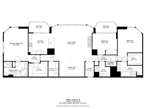 Tiny photo for 21 E Huron Street #3204, Chicago, IL 60611 (MLS # 12748390)