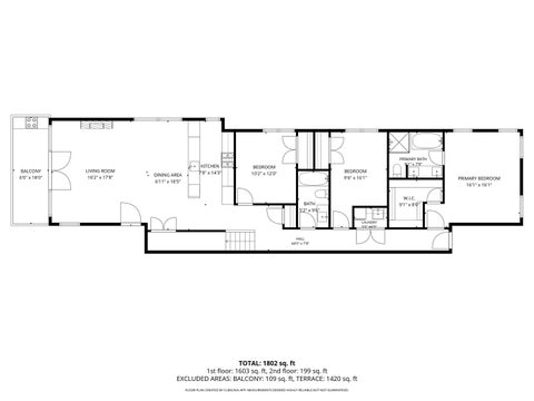 Tiny photo for 1346 W WALTON Street #3W, Chicago, IL 60642 (MLS # 12748917)