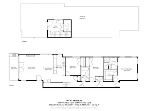 Tiny photo for 1346 W WALTON Street #3W, Chicago, IL 60642 (MLS # 12748917)