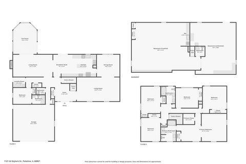 Tiny photo for 1121 W Skylark Drive, Palatine, IL 60067 (MLS # 12791377)