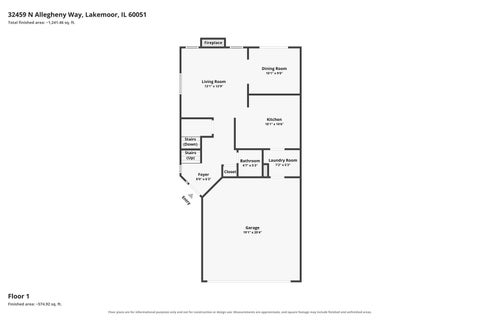 Tiny photo for 32459 N Allegheny Way, Lakemoor, IL 60051 (MLS # 12751955)