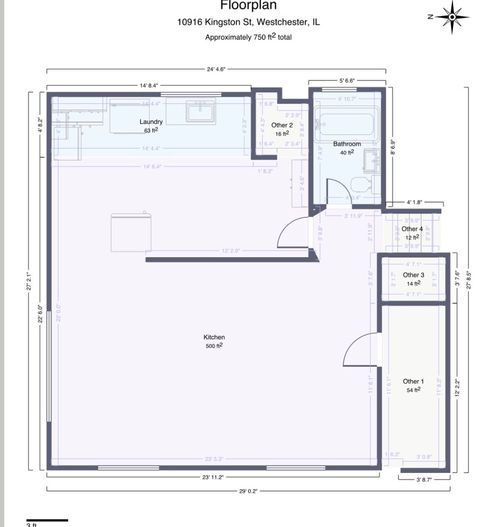 Tiny photo for 10916 Kingston Street, Westchester, IL 60154 (MLS # 12617475)