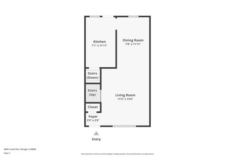 Tiny photo for 6403 S Lorel Avenue, Chicago, IL 60638 (MLS # 12603419)