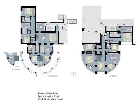 Tiny photo for 415 E North Water Street #3205, Chicago, IL 60611 (MLS # 12794976)