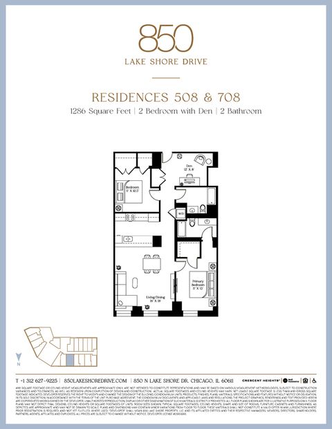 Tiny photo for 850 N Lake Shore Drive #508, Chicago, IL 60611 (MLS # 12586557)