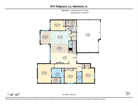 Tiny photo for 974 Tallgrass Lane, Manteno, IL 60950 (MLS # 12693333)