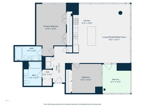 Tiny photo for 860 W Blackhawk Street #1702, Chicago, IL 60642 (MLS # 12525223)