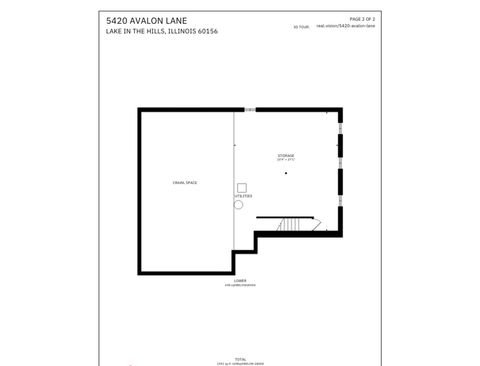 Tiny photo for 5420 Avalon Lane, Lake In The Hills, IL 60156 (MLS # 12551075)