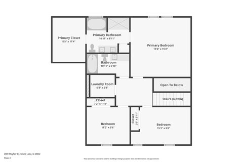 Tiny photo for 2009 Mayfair Drive, Island Lake, IL 60042 (MLS # 12766286)