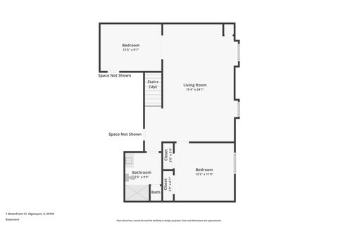 Tiny photo for 1 Waterfront Court, Algonquin, IL 60102 (MLS # 12760006)