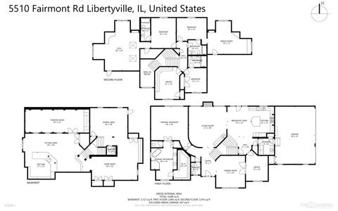 Tiny photo for 5510 Fairmont Road, Libertyville, IL 60048 (MLS # 12341690)