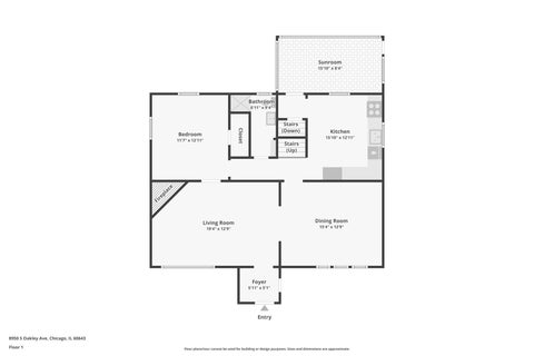 Tiny photo for 8950 S Oakley Avenue, Chicago, IL 60643 (MLS # 12792463)