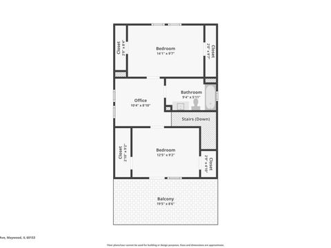 Tiny photo for 1710 S 2nd Avenue, Maywood, IL 60153 (MLS # 12554712)