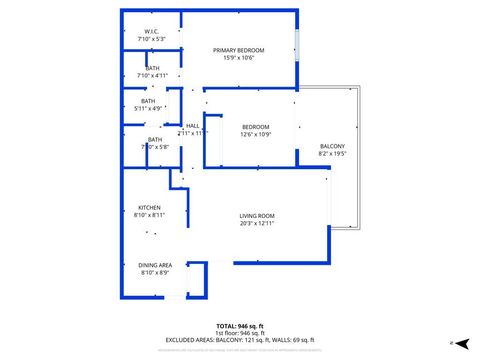 Tiny photo for 1619 Richmond Avenue #206, Joliet, IL 60435 (MLS # 12619799)