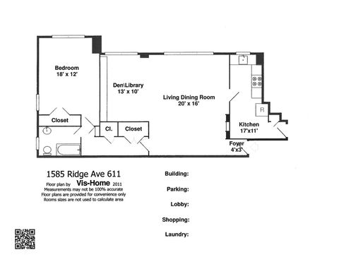 Tiny photo for 1585 Ridge Avenue #611, Evanston, IL 60201 (MLS # 12574276)