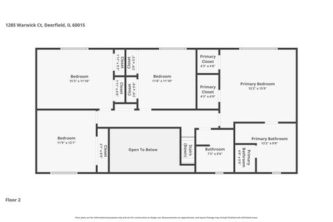 Tiny photo for 1285 Warwick Court, Deerfield, IL 60015 (MLS # 12490218)