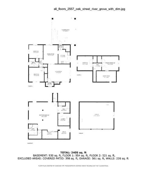 Tiny photo for 2557 Oak Street, River Grove, IL 60171 (MLS # 12594771)