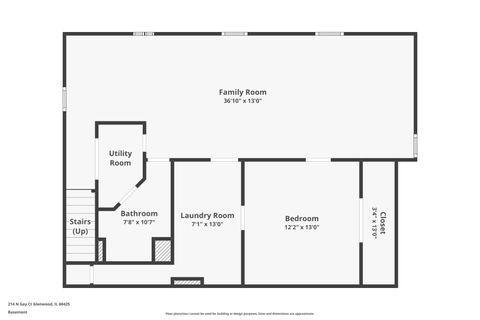 Tiny photo for 214 N Gay Court, Glenwood, IL 60425 (MLS # 12451219)