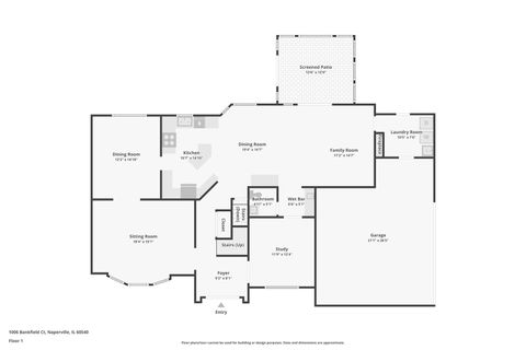 Tiny photo for 1006 Bankfield Court, Naperville, IL 60540 (MLS # 12516825)