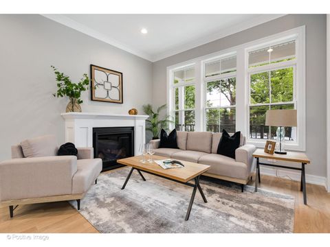 Tiny photo for 3107 N OAKLEY Avenue, Chicago, IL 60618 (MLS # 12450563)