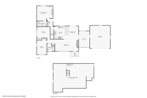 Tiny photo for 336 W Lincoln Avenue, Libertyville, IL 60048 (MLS # 12628934)