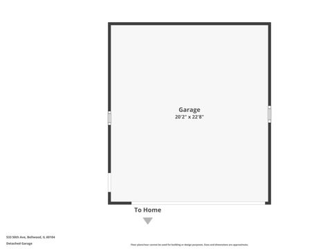 Tiny photo for 533 50th Avenue, Bellwood, IL 60104 (MLS # 12514603)