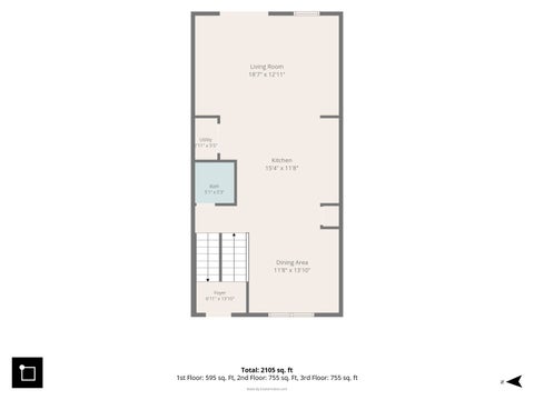 Tiny photo for 17317 Roscommon Road, Tinley Park, IL 60477 (MLS # 12738890)