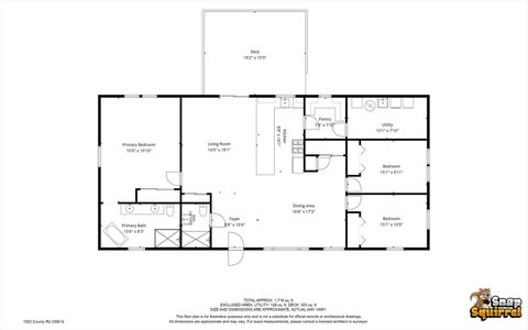 Tiny photo for 1523 COUNTY ROAD 3300 N, Rantoul, IL 61866 (MLS # 12786313)