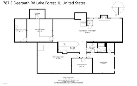 Tiny photo for 787 E Deerpath Road, Lake Forest, IL 60045 (MLS # 12749263)