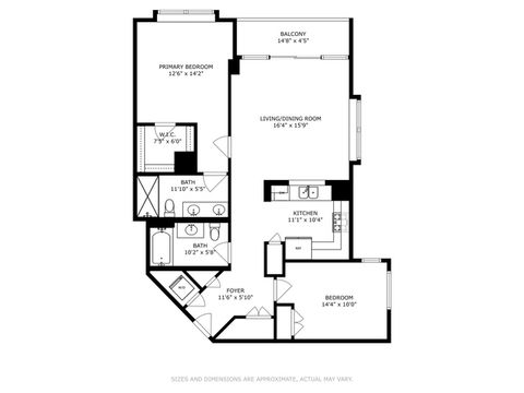 Tiny photo for 420 E Waterside Drive #1103, Chicago, IL 60601 (MLS # 12490439)