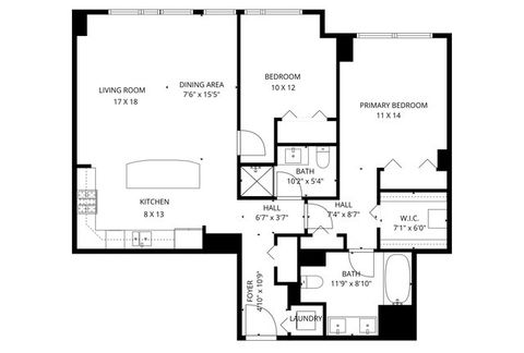 Tiny photo for 33 W ONTARIO Street #21H, Chicago, IL 60654 (MLS # 12485448)