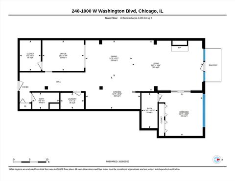Tiny photo for 1000 W Washington Boulevard #240, Chicago, IL 60607 (MLS # 12655965)