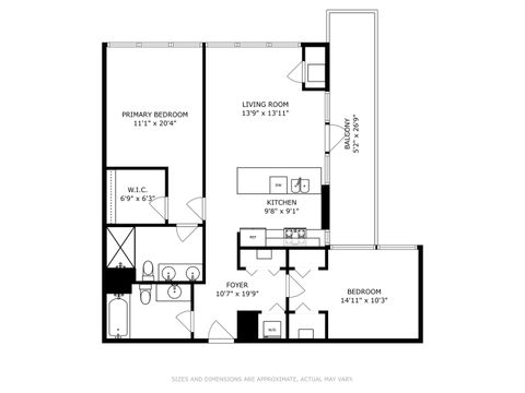 Tiny photo for 303 W OHIO Street #3206, Chicago, IL 60654 (MLS # 12509782)