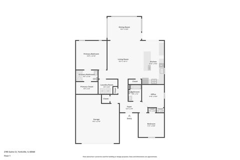 Tiny photo for 2785 Gains Court, Yorkville, IL 60560 (MLS # 12545870)