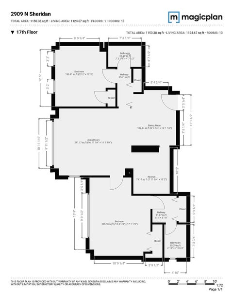 Tiny photo for 2909 N Sheridan Road #1702, Chicago, IL 60657 (MLS # 12762322)