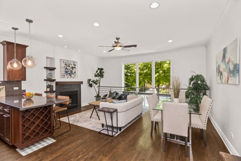Tiny photo for 1621 N Mozart Street #1S, Chicago, IL 60647 (MLS # 12667625)