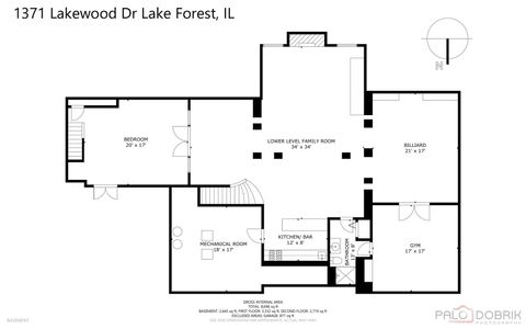 Tiny photo for 1371 Lakewood Drive, Lake Forest, IL 60045 (MLS # 12495247)