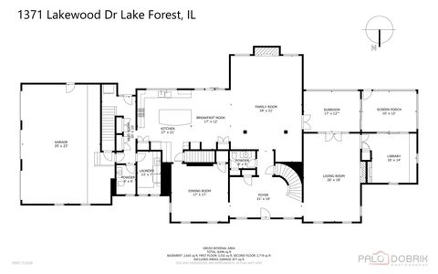 Tiny photo for 1371 Lakewood Drive, Lake Forest, IL 60045 (MLS # 12495247)