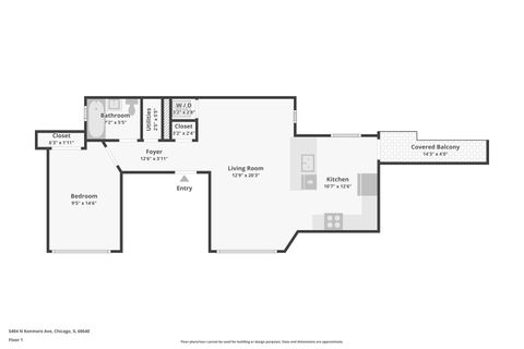 Tiny photo for 5404 N Kenmore Avenue #3, Chicago, IL 60640 (MLS # 12621401)