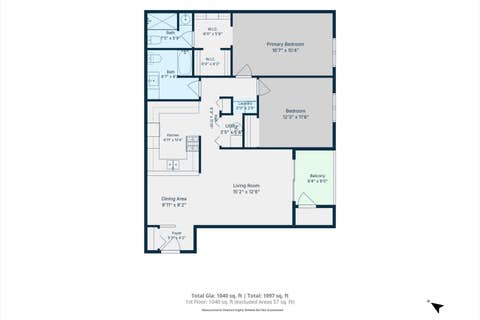 Tiny photo for 10524 Ridge Cove Drive #25B, Chicago Ridge, IL 60415 (MLS # 12737709)