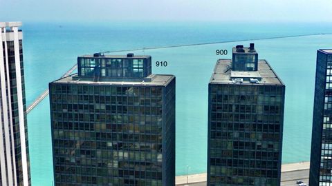 Tiny photo for 910 N Lake Shore Drive #2518, Chicago, IL 60611 (MLS # 12686111)