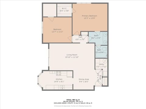 Tiny photo for 6814 Joliet Road #9, Indian Head Park, IL 60525 (MLS # 12459054)