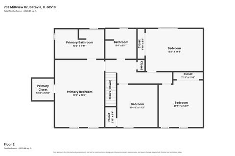 Tiny photo for 733 Millview Drive, Batavia, IL 60510 (MLS # 12766542)