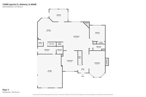 Tiny photo for 12408 Lajunta Court, Mokena, IL 60448 (MLS # 12764113)