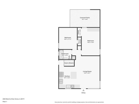 Tiny photo for 2535 West Street, River Grove, IL 60171 (MLS # 12571783)