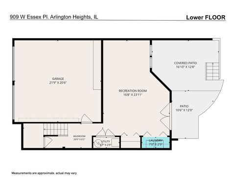 Tiny photo for 909 W Essex Place, Arlington Heights, IL 60004 (MLS # 12703738)