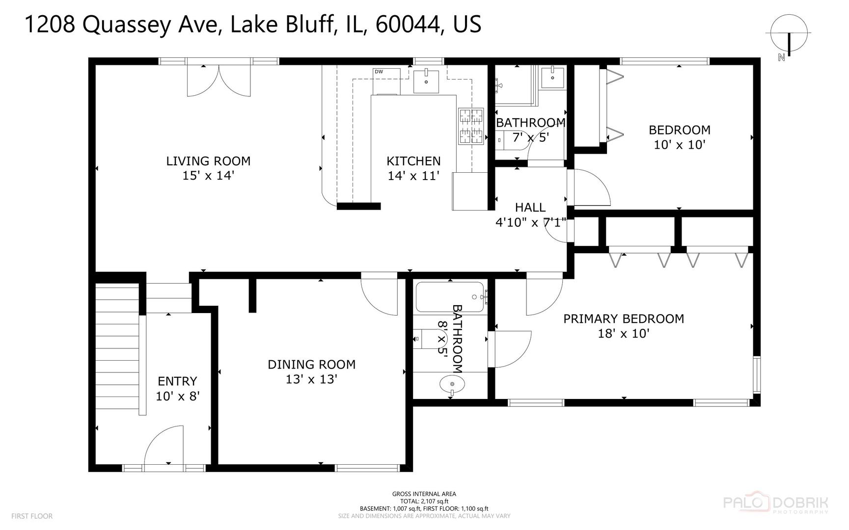 Lake Bluff, Illinois 60044, United States, 3 Bedrooms Bedrooms, ,3 BathroomsBathrooms,Residential,Active,230960